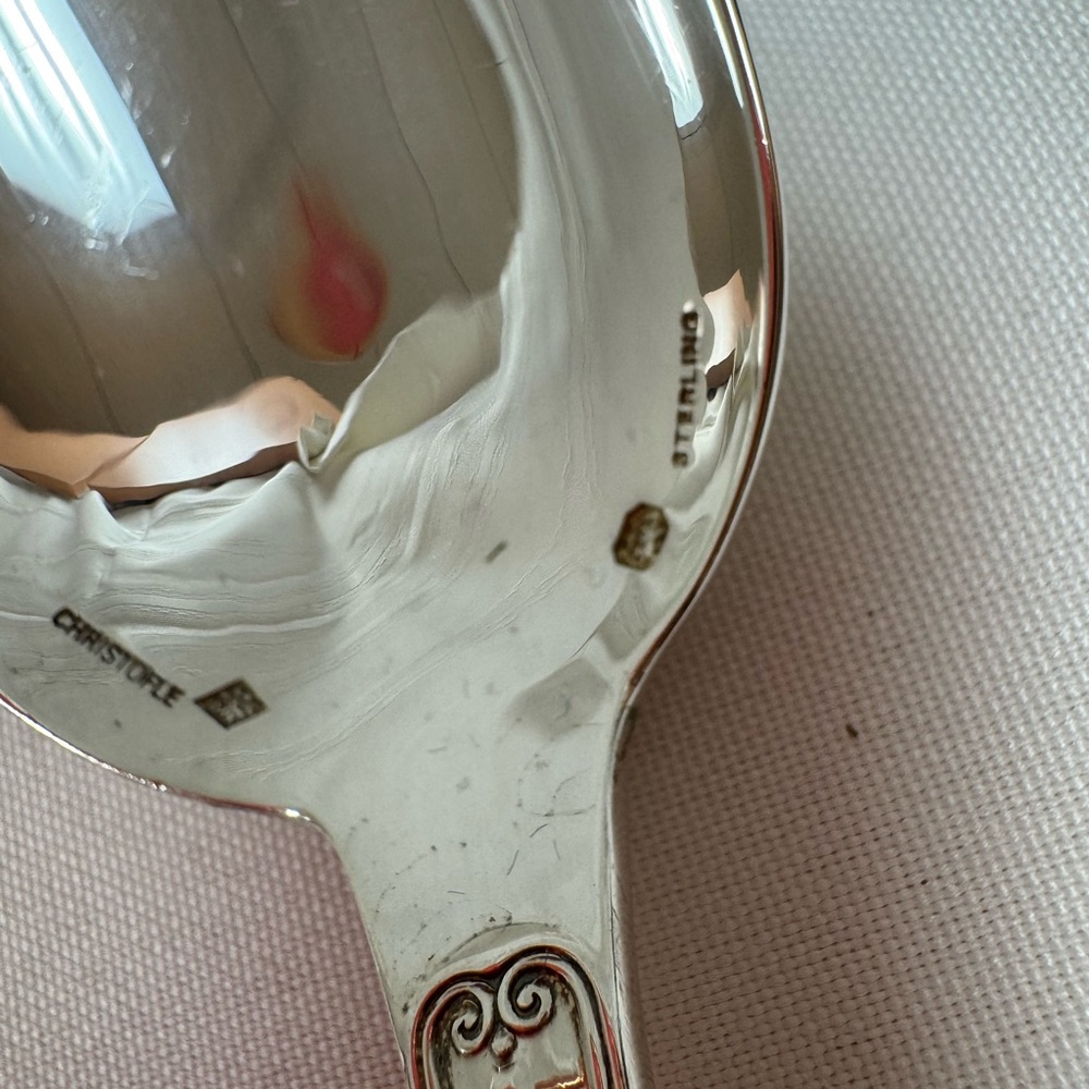 Christofle Sterling Silver Soup Spoon - Picture 4 of 9